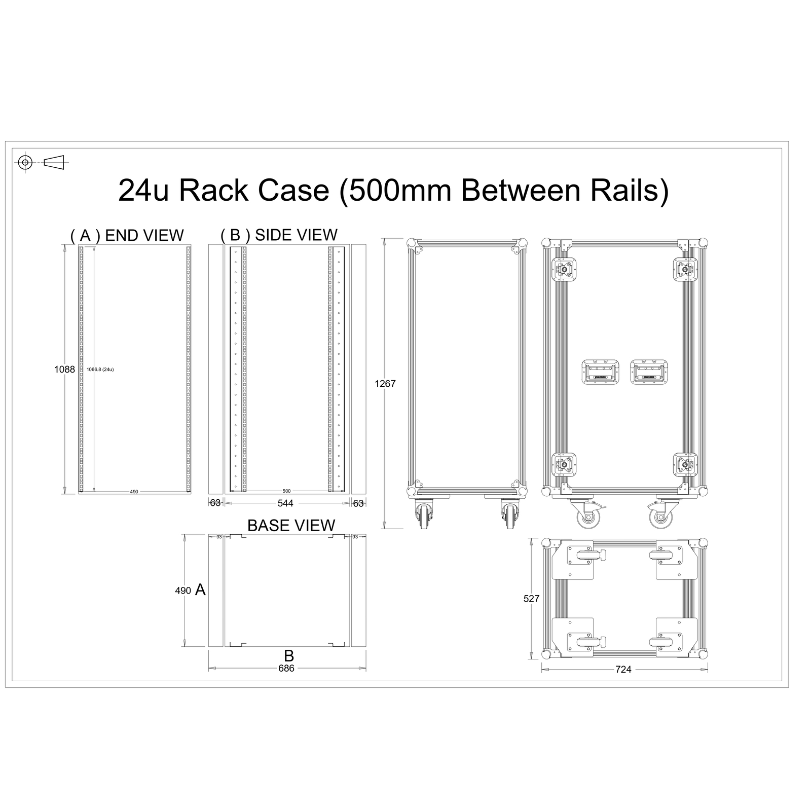 24u Rack Case Flight Case